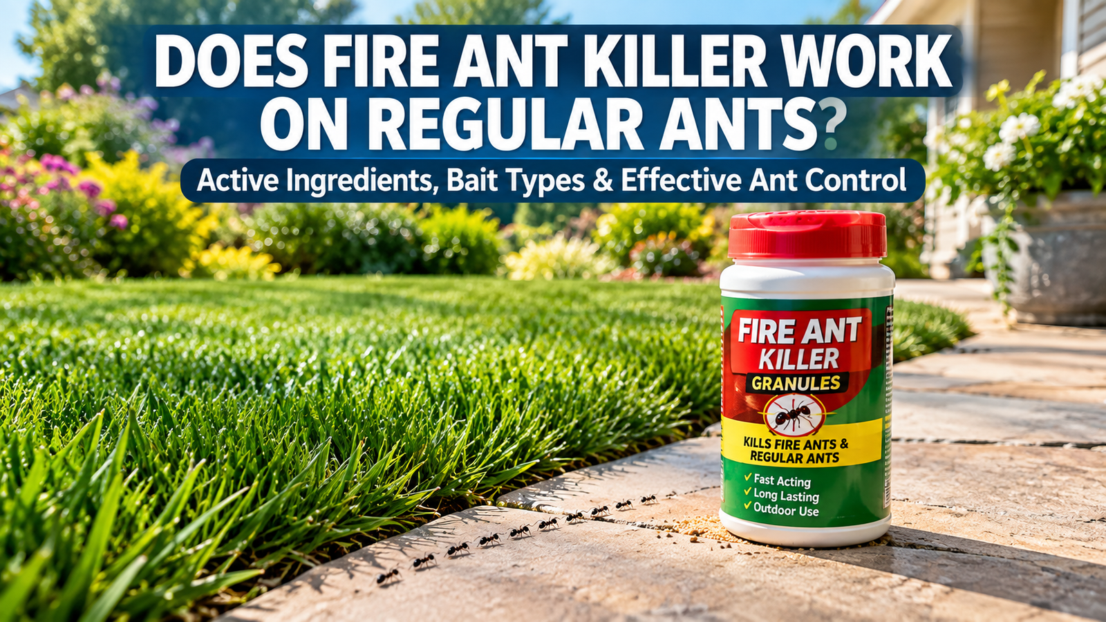 Does Fire Ant Killer Work on Regular Ants