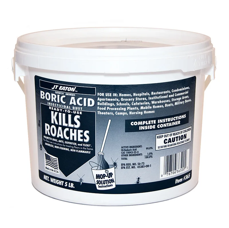 boric acid dust wall void treatment